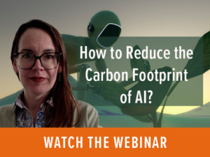 how to reduce the carbon footprint of AI