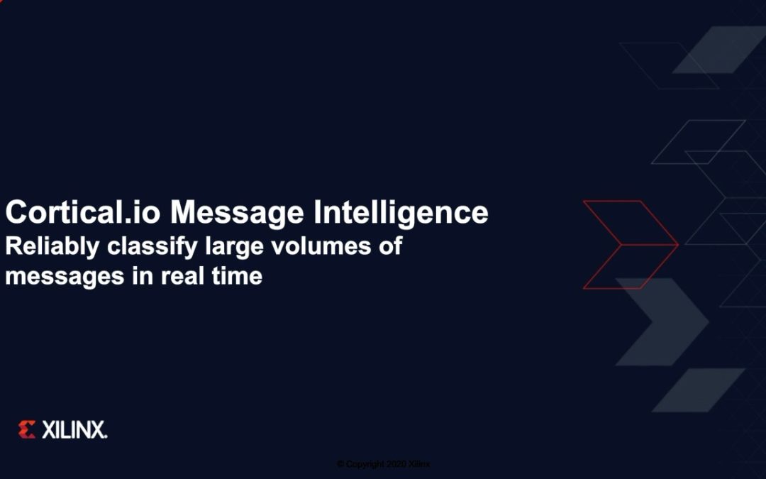 Xilinx Cortical.io Message Intelligence Webinar